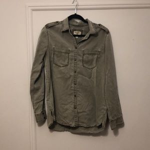 Camo green burton down